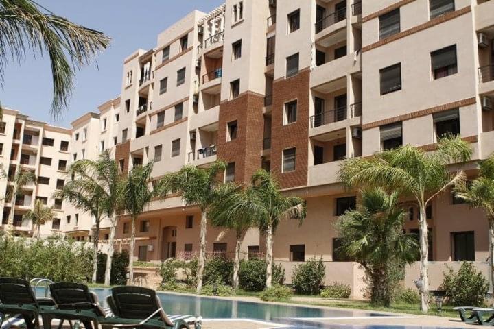 Moderne appartement T3 à Gueliz Marrakesh Esterno foto
